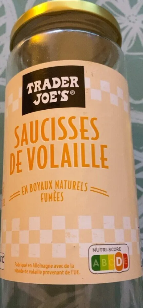 Saucisses de volaille