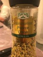 Assaisonnement poivre citron