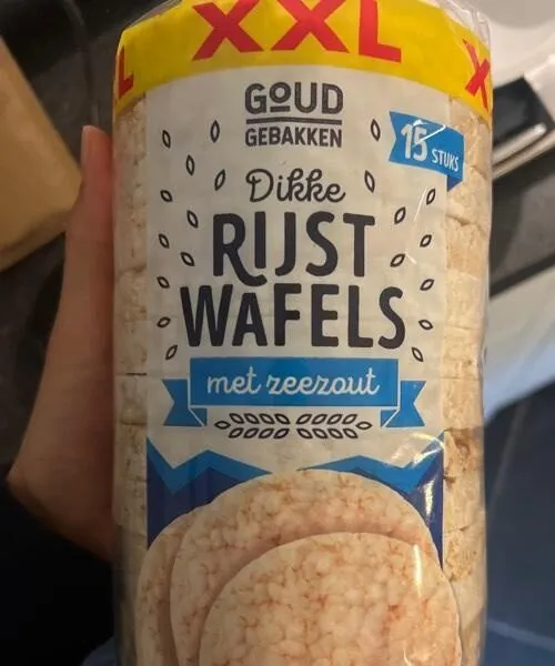 Rijst Wafels met zeezout