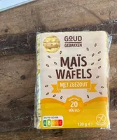 Maïs wafels met zeezout