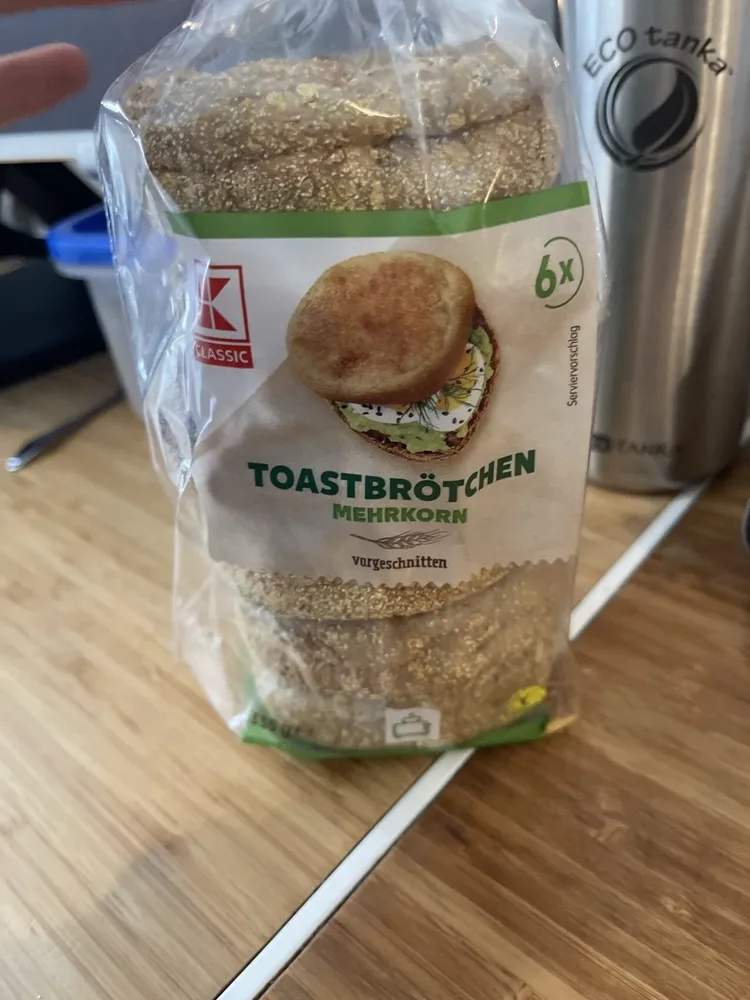 Toastbrötchen - Mehrkorn (6 Stück à 55.83 g, 335 g; pro 3 Stück aufgeführt)