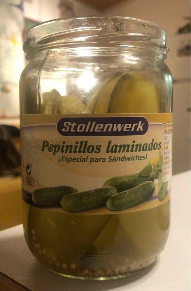 Pepinillos laminados