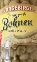Bohnen mit weißen Kernen