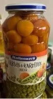 Erbsen und Karotten