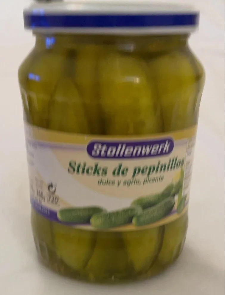Sticks de pepinillos