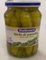 Sticks de pepinillos