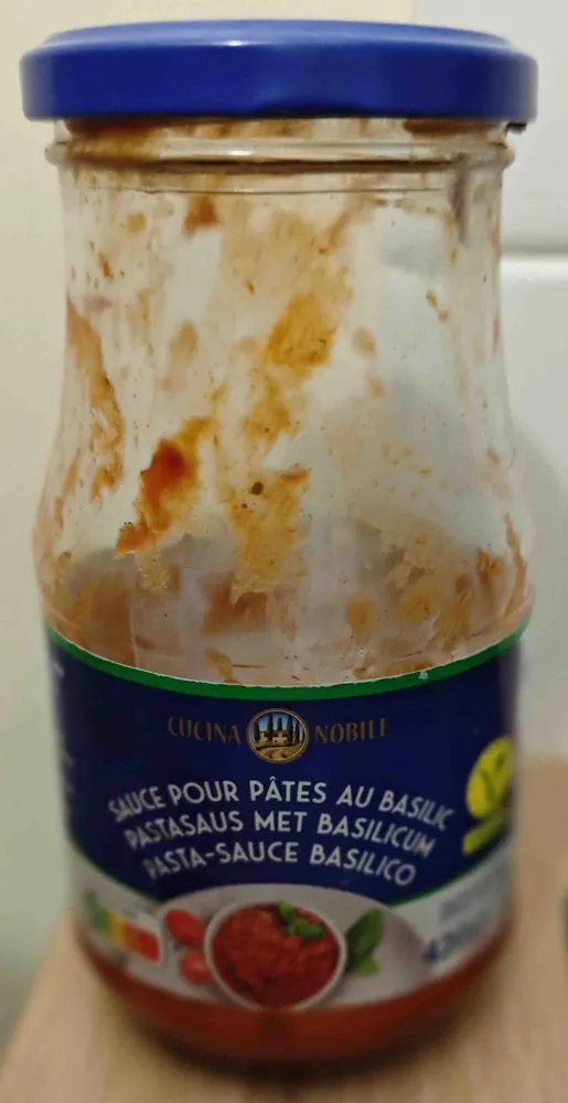 Sauce pour pâtes au basilic