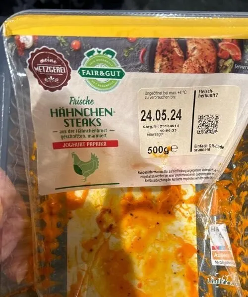 Frische Hähnchen Steaks