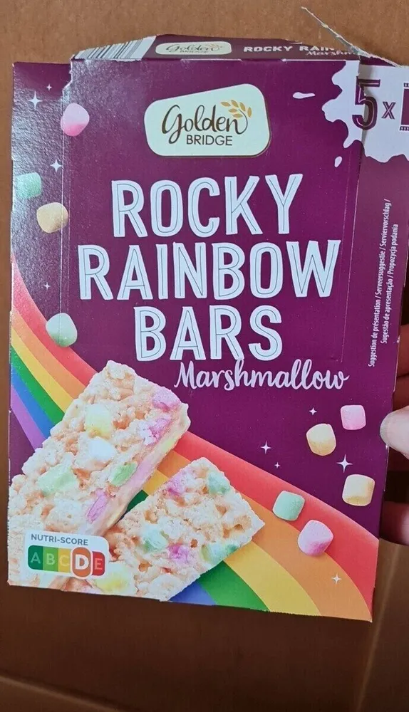 Rocky rainbow bars Marshmallow