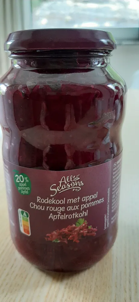 Chou rouge aux pommes