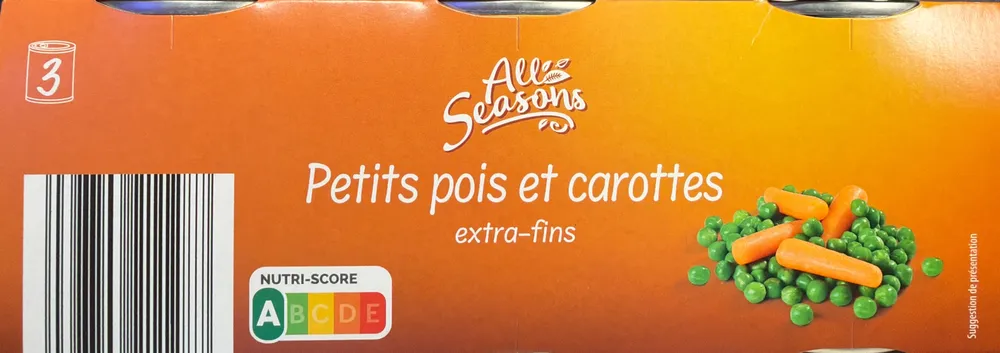 Petits pois et carottes extra-fins