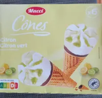 Cônes citron citron vert