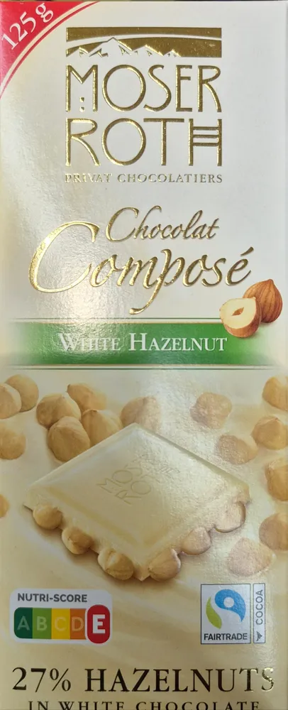 Chocolat Composé White Hazelnut