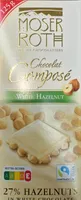 Chocolat Composé White Hazelnut
