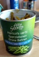 Haricots verts Sperziebonen Grüne Bohnen