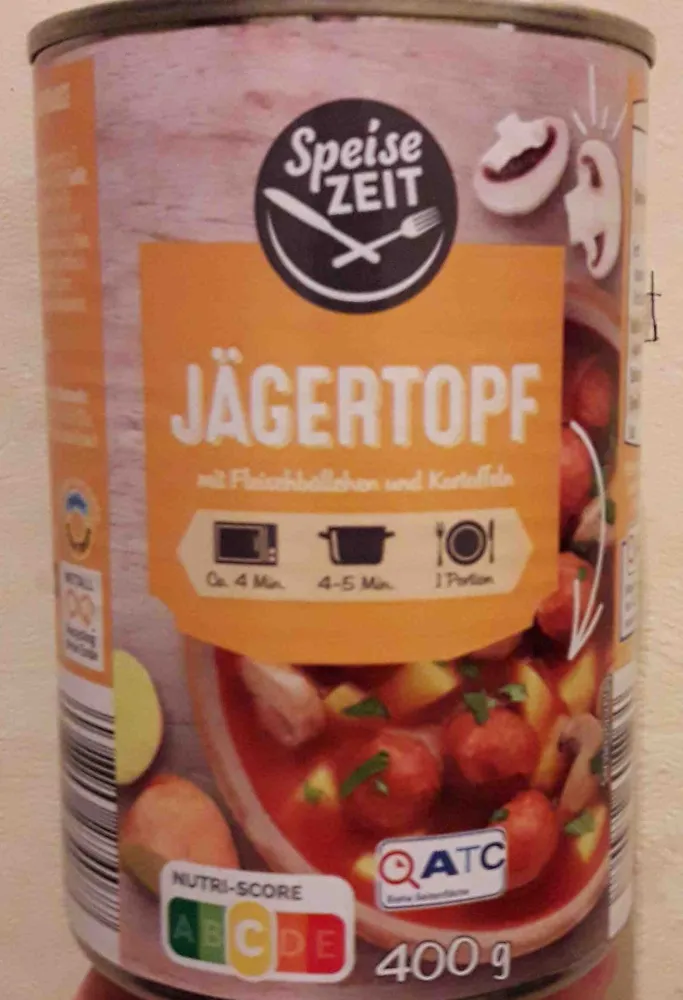 Jägertopf mit Fleischbällchen und Kartoffeln