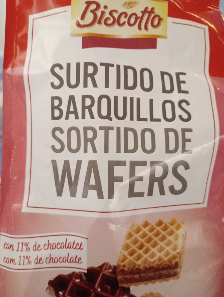 SURTIDO DE BARQUILLOS SORTIDO DE WAFERS