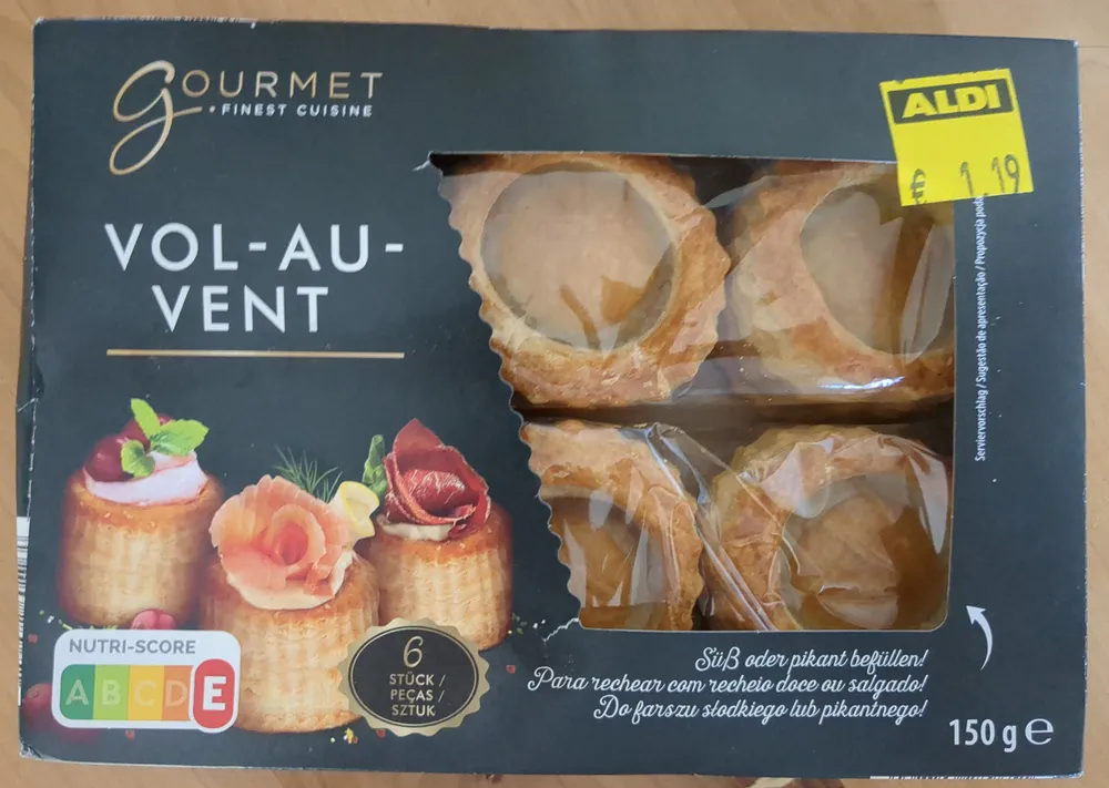VOL-AU-VENT — Blätterteig für Pasteten