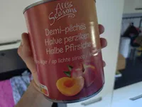 Halve perziken op lichte siroop
