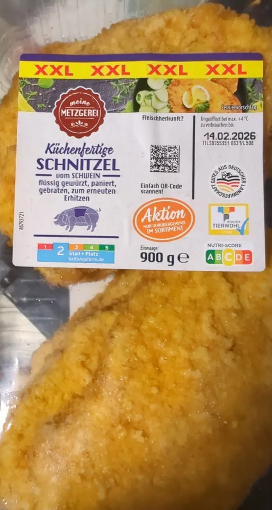 Schweineschnitzel flüssig gewürzt