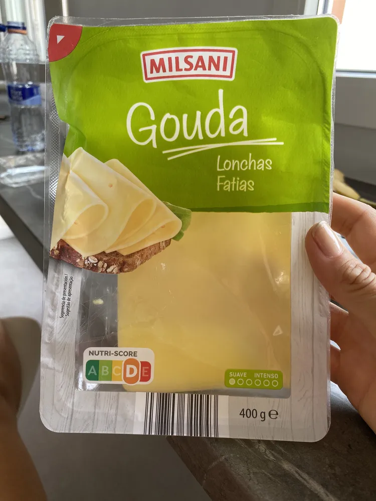 Gouda Lonchas Fatias