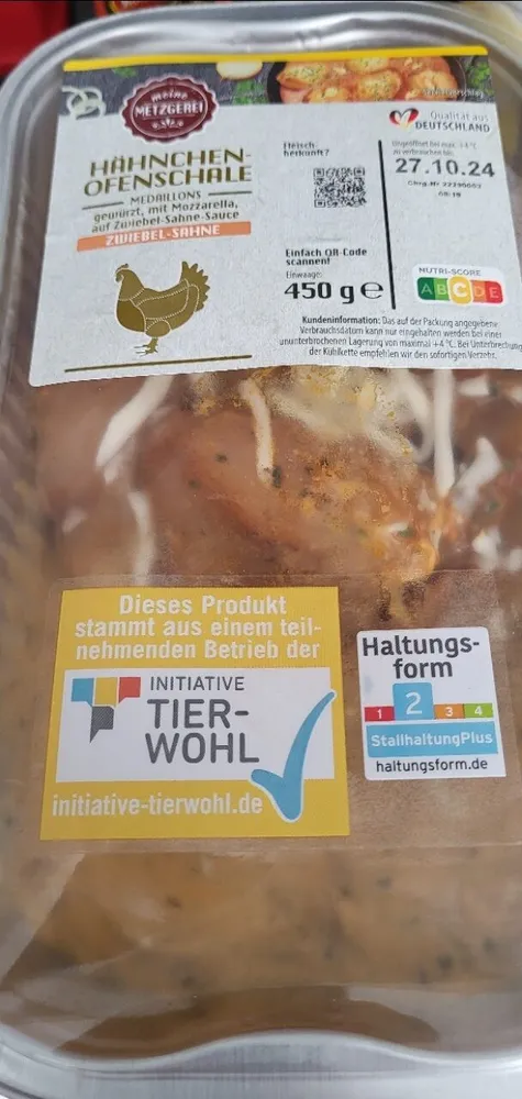 Hähnchen Ofenschale