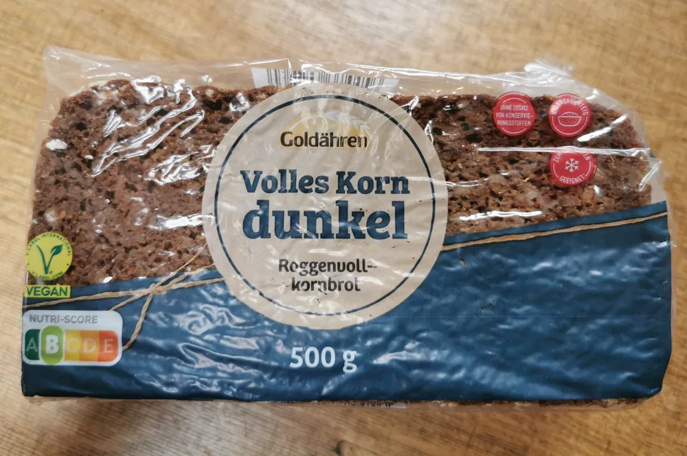 Volles Korn dunkel - Roggenvollkornbrot