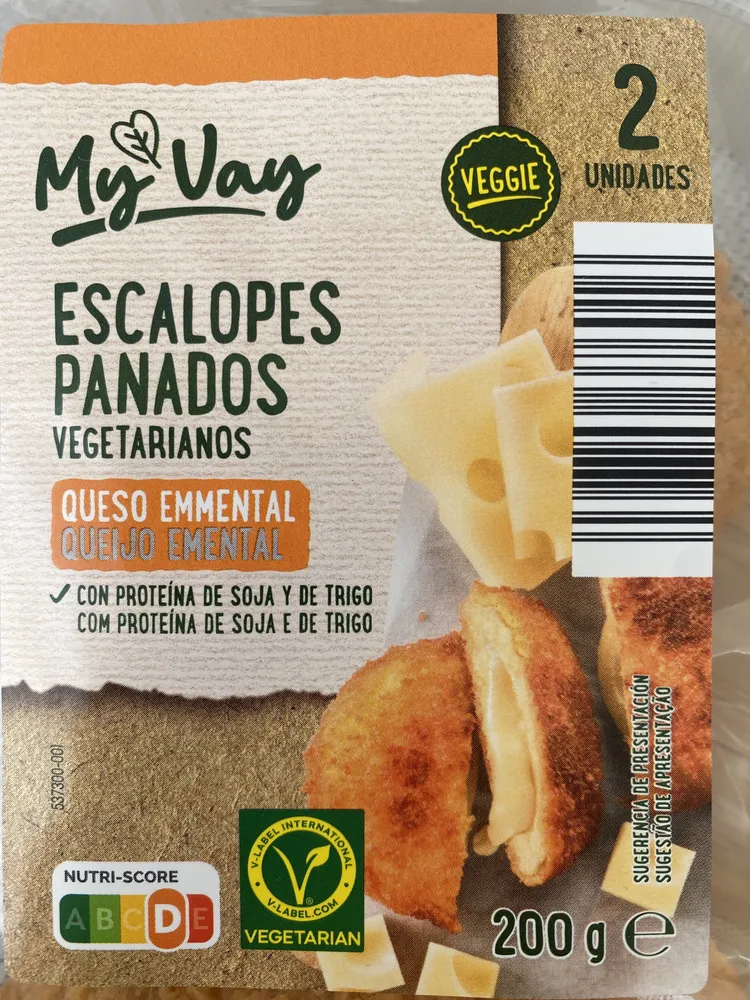 Escalopes Panados Vegetarianos