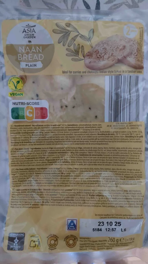 Naan Bread Plain