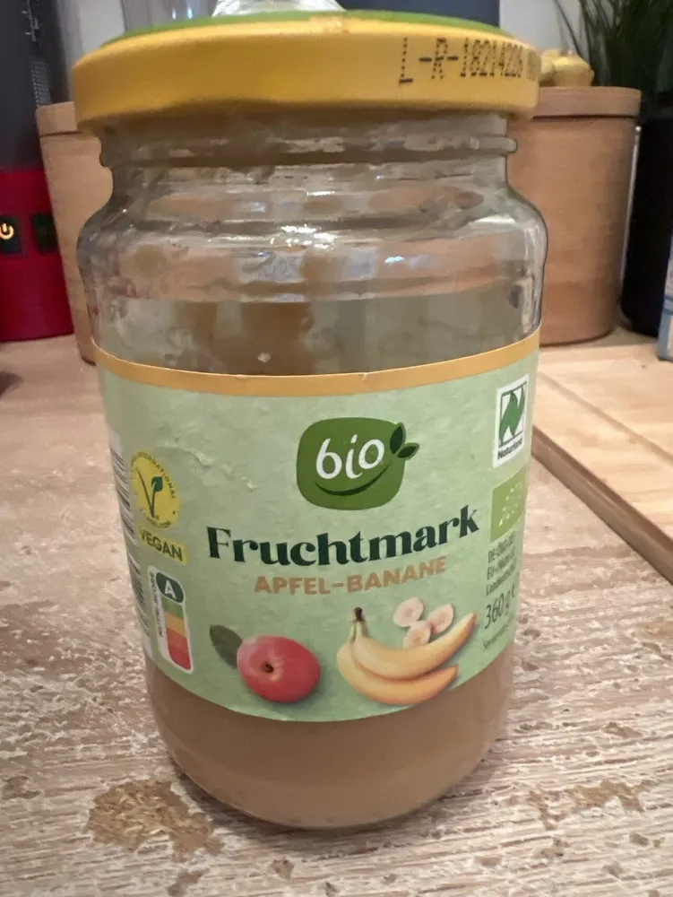 fruchtmark Apfel Banane
