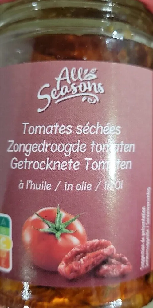 Tomates séchées Zongedroogde tomaten Getrocknete Tomaten