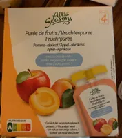 Purée de fruit pomme abricot
