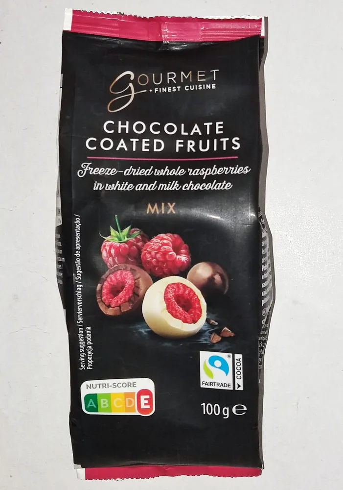 Schokolierte Früchte - Mix Himbeeren