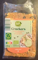 Crackers queso emmental y semillas de calabaza