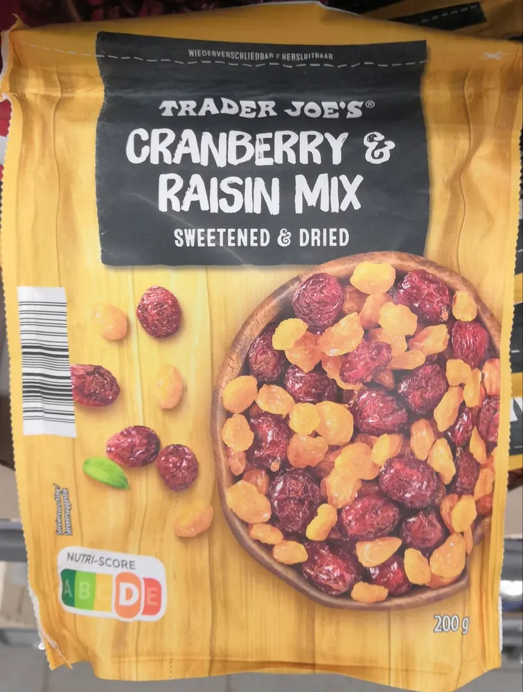 Cranberry & Raisin Mix