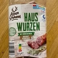 Haus Wurzen mit Kürbiskernen Wurst