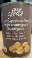 Champignons de Paris
Parijse champignons
Champignons
entiers, 1er choix /
heel, eerste keuze
ganze Köpfe, 1. Wahl