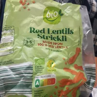 Rote Linsen Nudeln
