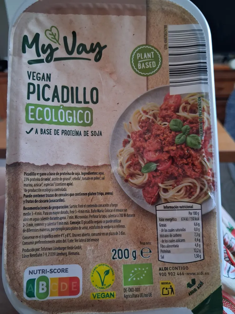 VEGAN PICADILLO ECOLÓGICO