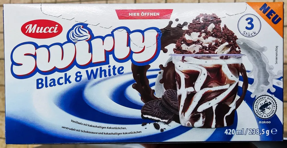Swirly - Black & White
