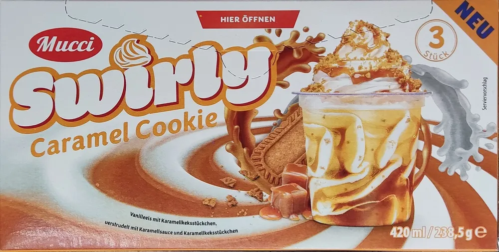 Swirly - Caramel Cookie