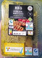Hähnchenministeaks BBQ KRÄUTER