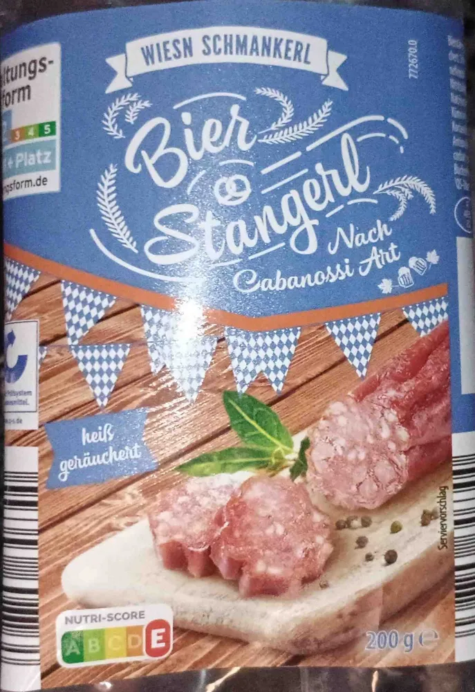 Bierstangerl nach Cabanossi-Art
