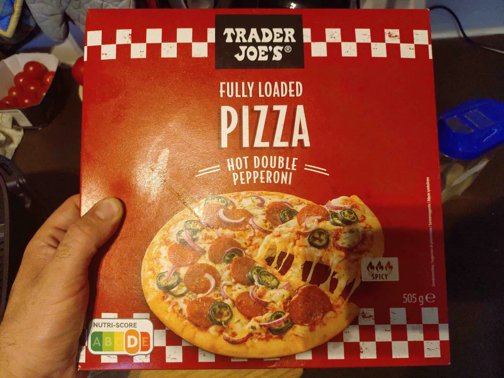 Fully loaded pizza hot double pepperoni
