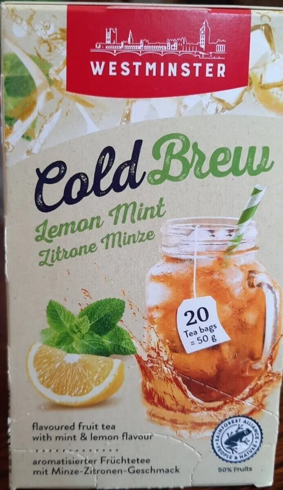 Cold Brew Lemon Mint Zitrone Minze