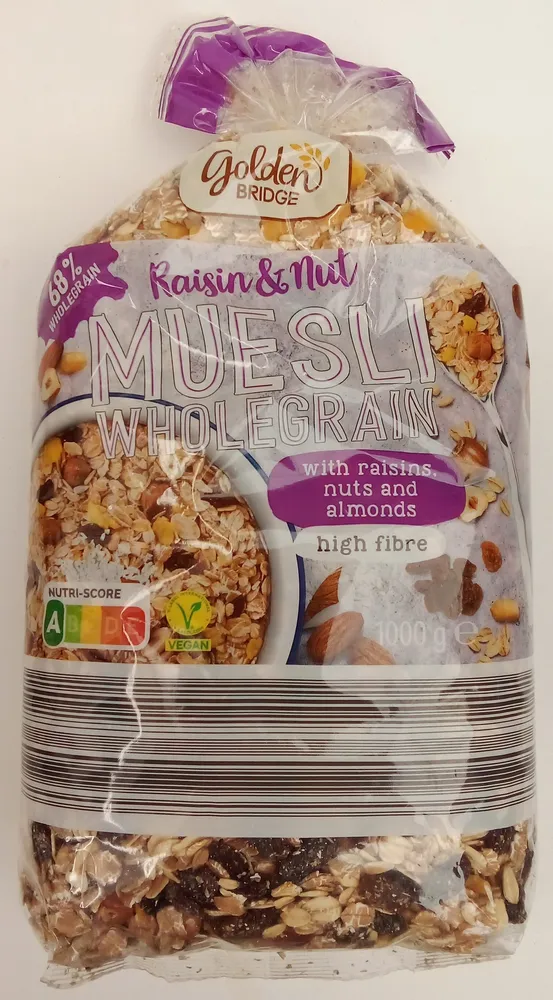 Raisin & Nut Muesli Wholegrain
