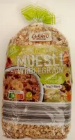 Muesli de cereais integrais com frutas