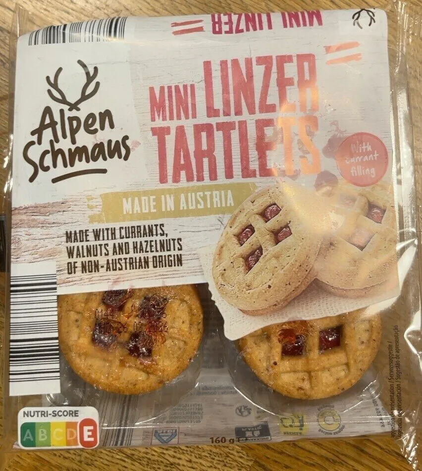 Mini Linzer tartlets