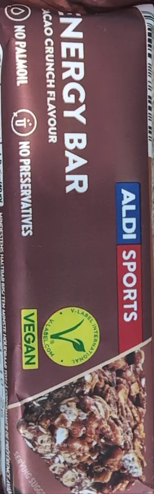 ENERGY BAR CACAO CRUNCH FLAVOUR