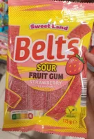 Belts sour fruit gum